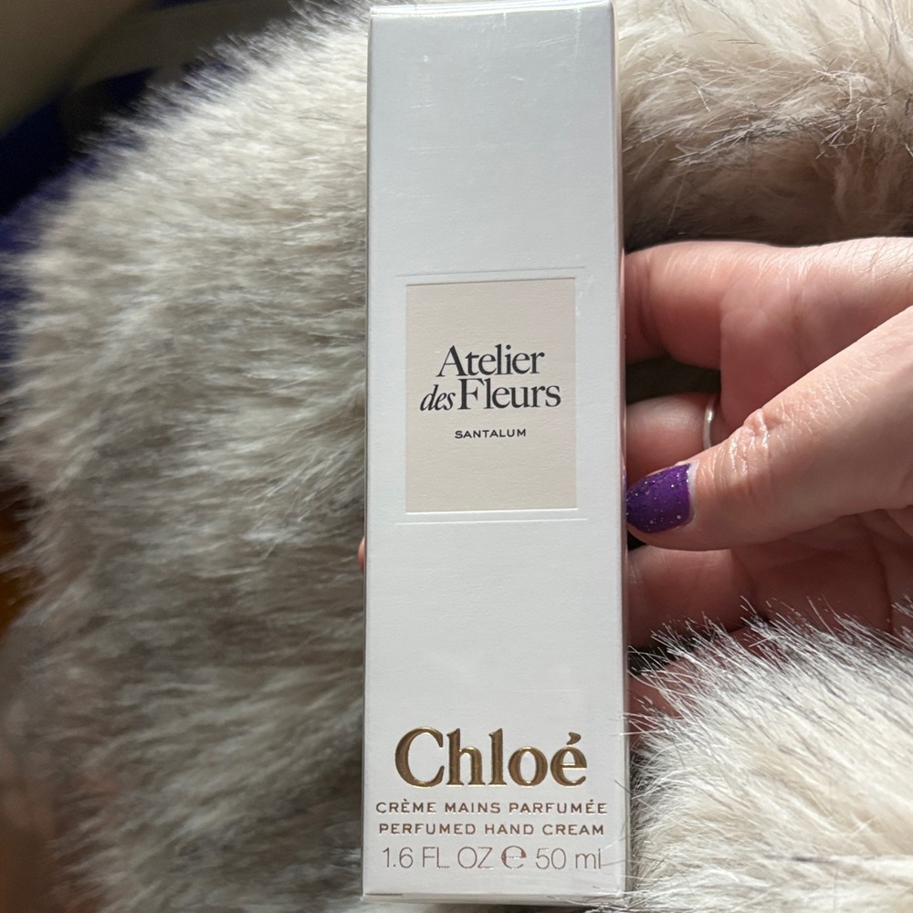 Chloe Atelier des Fleurs Hand Cream - White and Gold